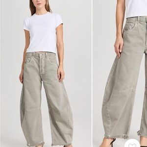 Citizens of Humanity Women's Gray horseshoe-Leg Jeans